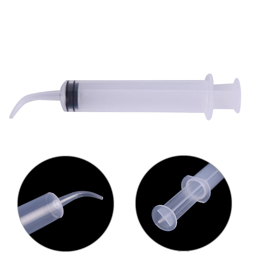 Фото 1pcs/Set Disposable Dental Irrigation Syringe With Curved Tip Kit Tooth Whitening Material Instrument | Красота и здоровье