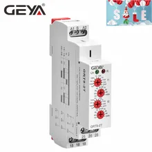 Atraso dobro de geya no relé de tempo 220 v ac/dc relé 12 v 24 v ajustável em temporizadores de atraso 50/60 hz(China)