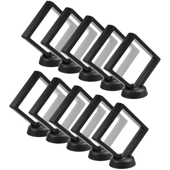 Coin Display Box-Set of 50 3D Floating Display Racks with Challenge Coin Racks, AA Medals, Jewelry, Black
Coin Display Box-Set of 50 3D Floating Display Racks with Challenge Coin Racks, AA Medals, Jewelry, Black