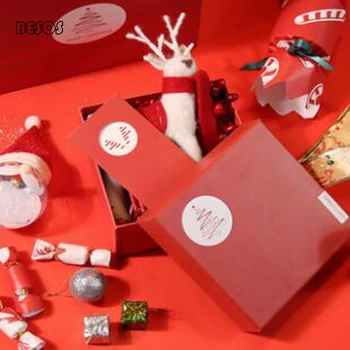 Simple Christmas Gift Box Red Background Letters Christmas Tree Party Activities Scarf Clothes Rectangular Paper Gift Box B249D
Simple Christmas Gift Box Red Background Letters Christmas Tree Party Activities Scarf Clothes Rectangular Paper Gift Box B249D