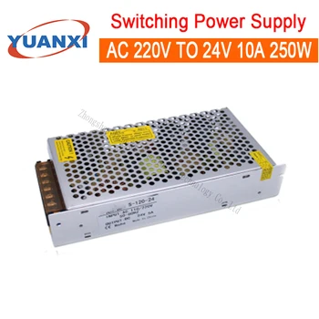 250W Switching Power Supply AC 110V-220V TO 24V 10A 250W
250W Switching Power Supply AC 110V-220V TO 24V 10A 250W