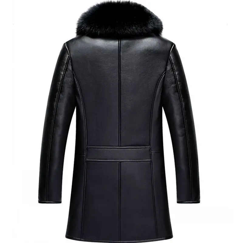 2020 Fashion Vintage Retro Mens Formal Coats Slim Fit Single Breasted Turn Down Collar Fox Collar Warm Outwear Geninue Leather
2020 Fashion Vintage Retro Mens Formal Coats Slim Fit Single Breasted Turn Down Collar Fox Collar Warm Outwear Geninue Leather