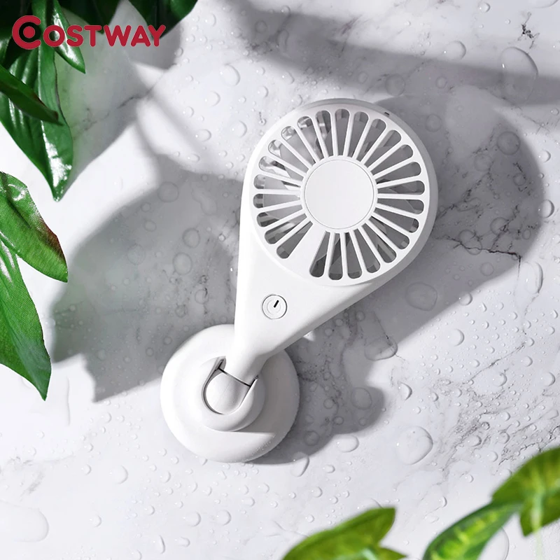 COSTWAY Portable Hand Fan USB Rechargeable LED Light Handheld Mini Fan Silent Mini Rotary Base Desktop Small Fan Ventilador
COSTWAY Portable Hand Fan USB Rechargeable LED Light Handheld Mini Fan Silent Mini Rotary Base Desktop Small Fan Ventilador