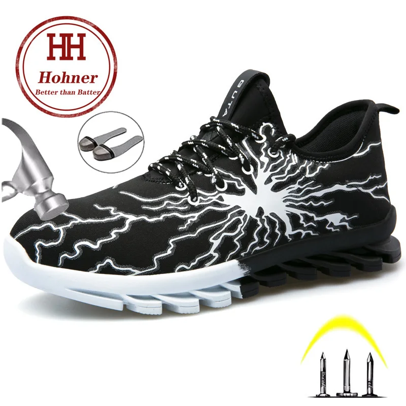 Hohner Work Safety Shoes Protection Indestructible Fashion Steel Toe Lightning Pattern Boots Breathable Winter Size Plus 36-48
Hohner Work Safety Shoes Protection Indestructible Fashion Steel Toe Lightning Pattern Boots Breathable Winter Size Plus 36-48