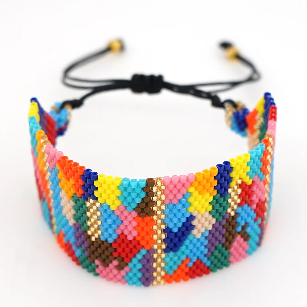 Go2boho Bohemian Bracelet MIYUKI Cuff Bracelets Rainbow Jewelry Pulseras Mujer Moda 2019 Women Bileklik Couples Handmade Loom
Go2boho Bohemian Bracelet MIYUKI Cuff Bracelets Rainbow Jewelry Pulseras Mujer Moda 2019 Women Bileklik Couples Handmade Loom