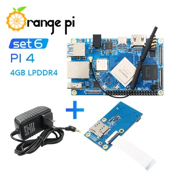 Orange Pi 4 Set 6: OPI4+PCIE Expansion Board+Power Supply, 4GB DDR4 Development Board Support Android,Ubuntu,Debian
Orange Pi 4 Set 6: OPI4+PCIE Expansion Board+Power Supply, 4GB DDR4 Development Board Support Android,Ubuntu,Debian