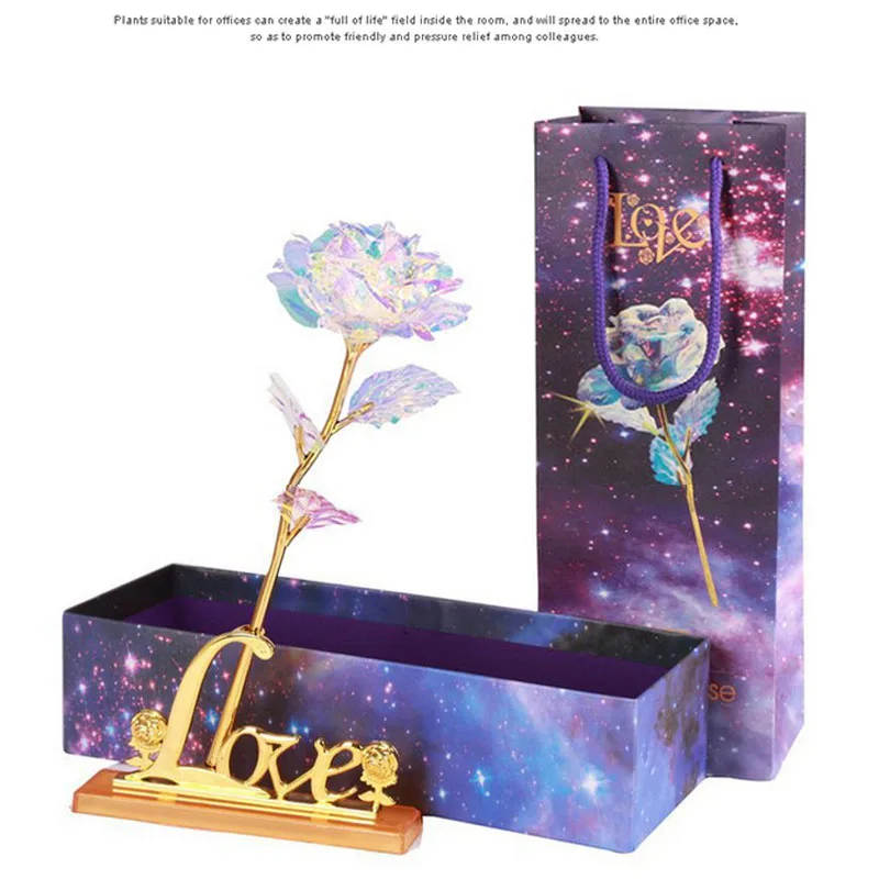 Glowing Glitter Rose Valentine's Day Creative Gift Rose Flowers Lasts Forever Love Wedding Decor Lover Lighting Rose 2019 New
Glowing Glitter Rose Valentine's Day Creative Gift Rose Flowers Lasts Forever Love Wedding Decor Lover Lighting Rose 2019 New