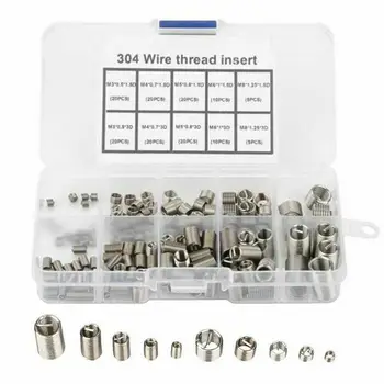 New Arrival High Quality 150Pcs 304 Stainless Steel Helicoil Thread Repair Insert Kit M3 M4 M5 M6 M8
New Arrival High Quality 150Pcs 304 Stainless Steel Helicoil Thread Repair Insert Kit M3 M4 M5 M6 M8