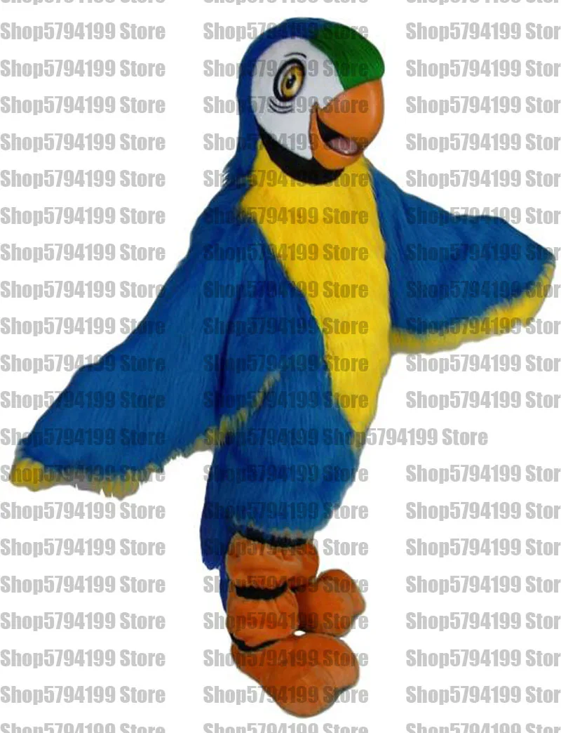 Customised # Blue Macaw Bird 5 FurryMascot Suit Mascot Costume Costumes Cosplay Animal Party Fancy Dress Carnival Birthday Gift |