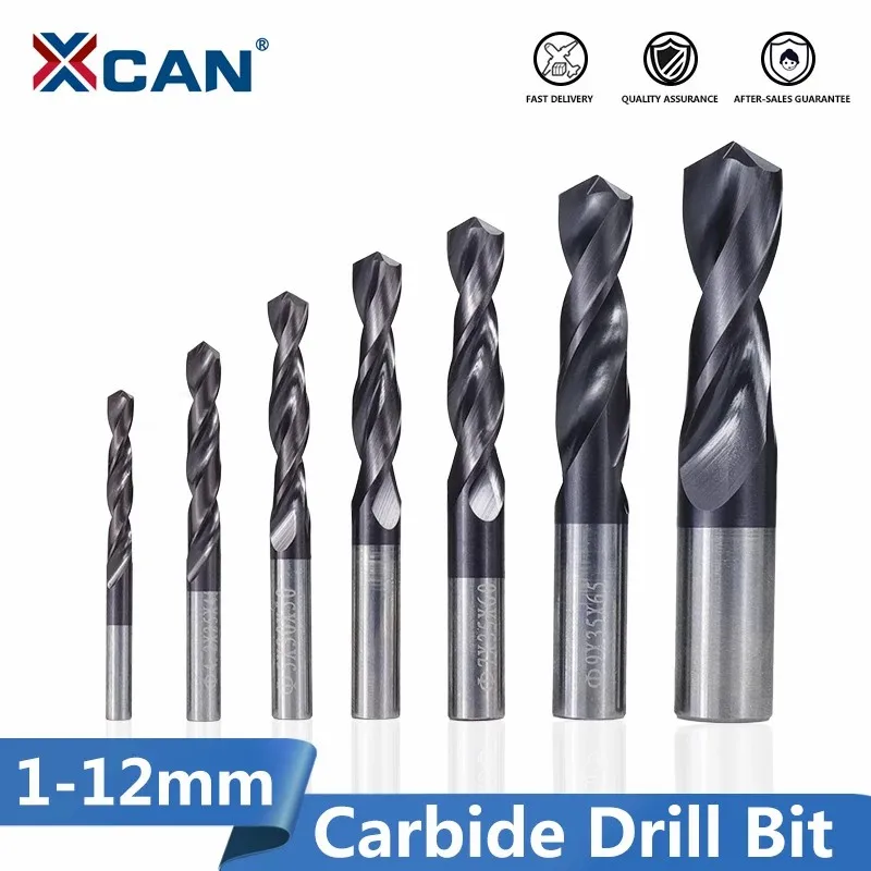 XCAN Carbide Drill Bit 1.0-12mm VAPO Coated Gun Drill Bit for CNC Lathe Machine Hole Cutter Twist Drill Bit Metal Drill Tools
XCAN Carbide Drill Bit 1.0-12mm VAPO Coated Gun Drill Bit for CNC Lathe Machine Hole Cutter Twist Drill Bit Metal Drill Tools
