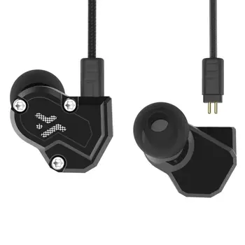 

Revonext QT3 2DD+2BA Hybrid In Ear Earphone HIFI DJ Monitor Running Sport Earphone Earplug Headset Earbud Revonext QT2 QT5 QT3S