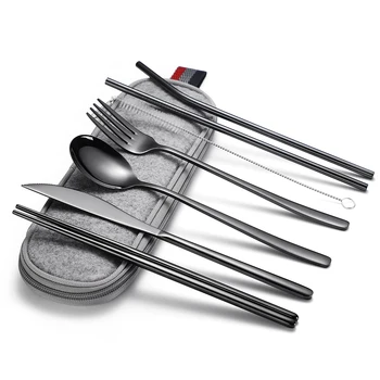 Spklifey Cutlery Tableware Cutlery Portable Stainless Steel Cutlery Set Travel Stainless Steel Dinner Set Tableware Travel Set
Spklifey Cutlery Tableware Cutlery Portable Stainless Steel Cutlery Set Travel Stainless Steel Dinner Set Tableware Travel Set