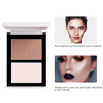 FOCALLUR-E Dual Color Facial Brighten Shadow Contour Powder Palette Cosmetic Long Lasting, Fine Powder, Easy to Carry
FOCALLUR-E Dual Color Facial Brighten Shadow Contour Powder Palette Cosmetic Long Lasting, Fine Powder, Easy to Carry