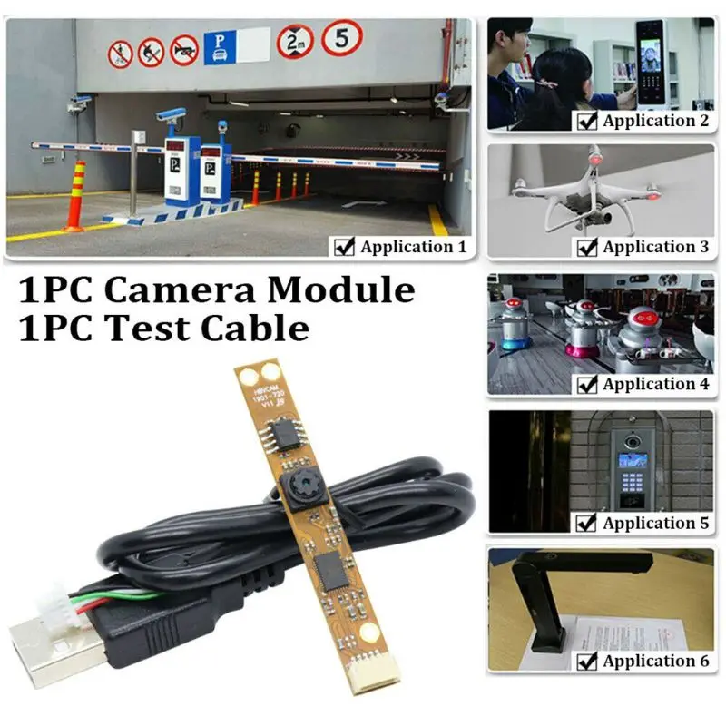 PCB Camera Module 1 Megapixel QR Code Plug And Play 720P H-D 30fps OV9726 For Laptop WinXP/7/8/10 | Электроника