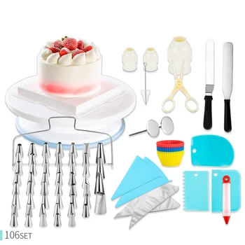106pcs/Set Baking Tools Kitchen Cake Nozzle Decorating Pastry-Tube Bag Cookie Muffin Cup Coupler Spatula Baking-Kit Accessories
106pcs/Set Baking Tools Kitchen Cake Nozzle Decorating Pastry-Tube Bag Cookie Muffin Cup Coupler Spatula Baking-Kit Accessories