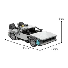MOC Time Shuttle Sports Car Building Block Model High-Tech Delorean Back To The Future Racing Vehicle Toys Children Gifts
MOC Time Shuttle Sports Car Building Block Model High-Tech Delorean Back To The Future Racing Vehicle Toys Children Gifts