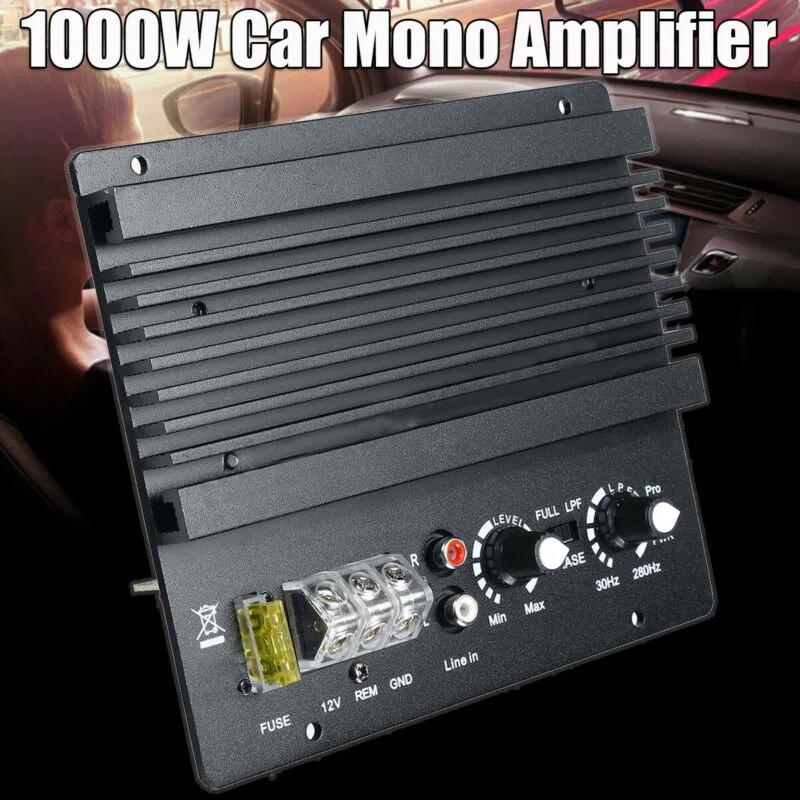 1000W Car Audio Amplifier Board Mono Audio High Power Amplifier Amp Board Powerful Bass Subwoofer DC 12V 17*14.6cm
1000W Car Audio Amplifier Board Mono Audio High Power Amplifier Amp Board Powerful Bass Subwoofer DC 12V 17*14.6cm