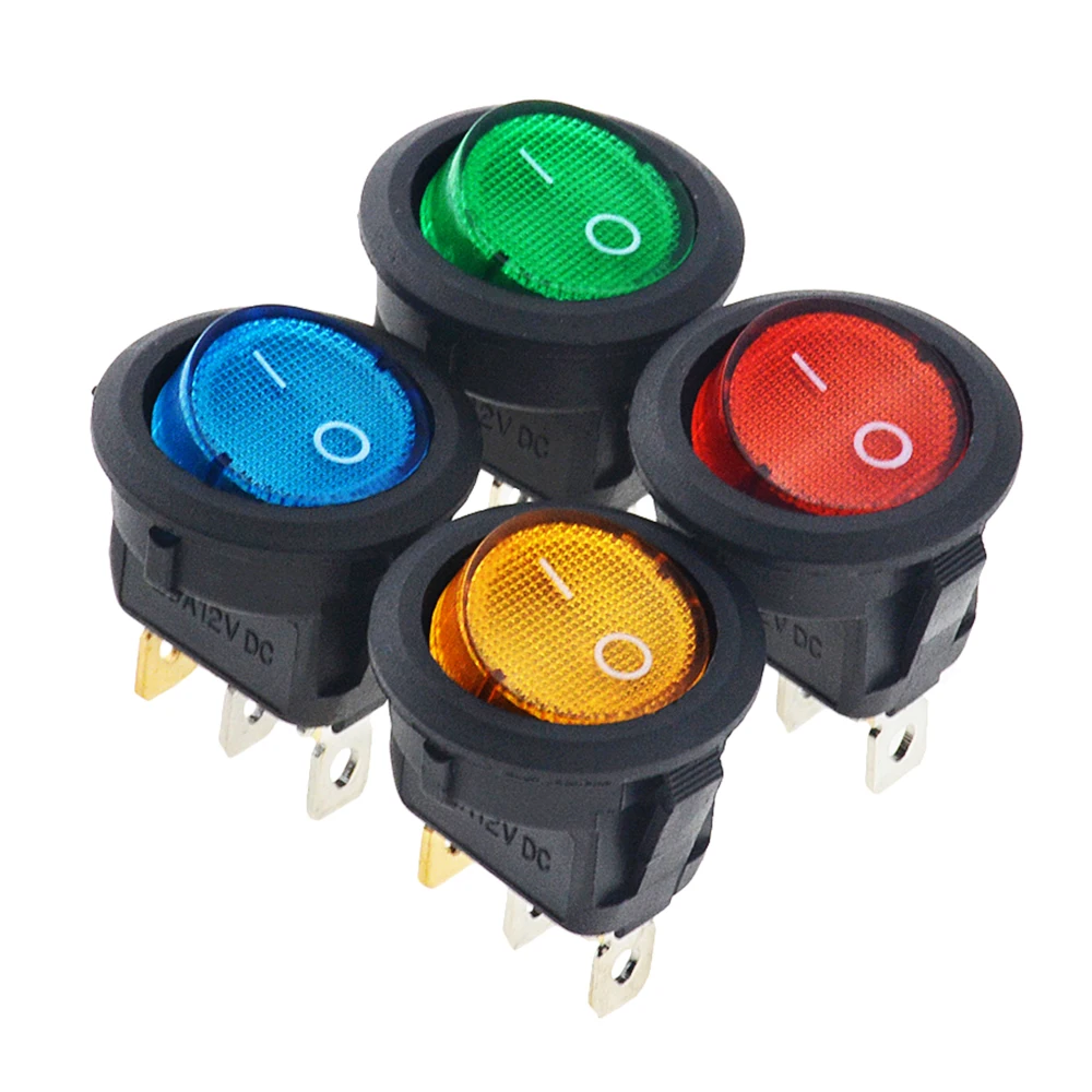 1PCS 20A KCD1-2 LED Light Car Boat Round Rocker ON/OFF SPST 3 Pins Toggle Button Switch DIY Accessories 20mm
1PCS 20A KCD1-2 LED Light Car Boat Round Rocker ON/OFF SPST 3 Pins Toggle Button Switch DIY Accessories 20mm