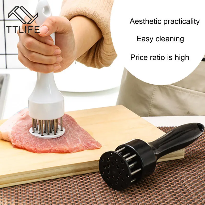 Professional Meat Tenderizer Needle Stainless Steel for Home Design Features Meat Poultry Tools Gadgets Kitchen Cooking Tools
Professional Meat Tenderizer Needle Stainless Steel for Home Design Features Meat Poultry Tools Gadgets Kitchen Cooking Tools