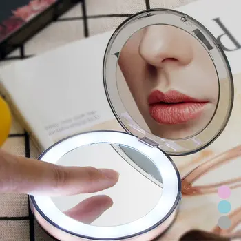 1PC LED Makeup Mirror with Light Bulb Touch Sensor Vanity light Portable 1X 3X Magnify USB Rechargeable Backlight Lamp on Mirror
1PC LED Makeup Mirror with Light Bulb Touch Sensor Vanity light Portable 1X 3X Magnify USB Rechargeable Backlight Lamp on Mirror