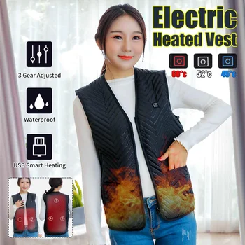 Heating Vest Washable Usb Charging Heating Cloth Warm Vest 3 Control Temperature Outdoor Camping Hiking Golf Heating Gilet
Heating Vest Washable Usb Charging Heating Cloth Warm Vest 3 Control Temperature Outdoor Camping Hiking Golf Heating Gilet