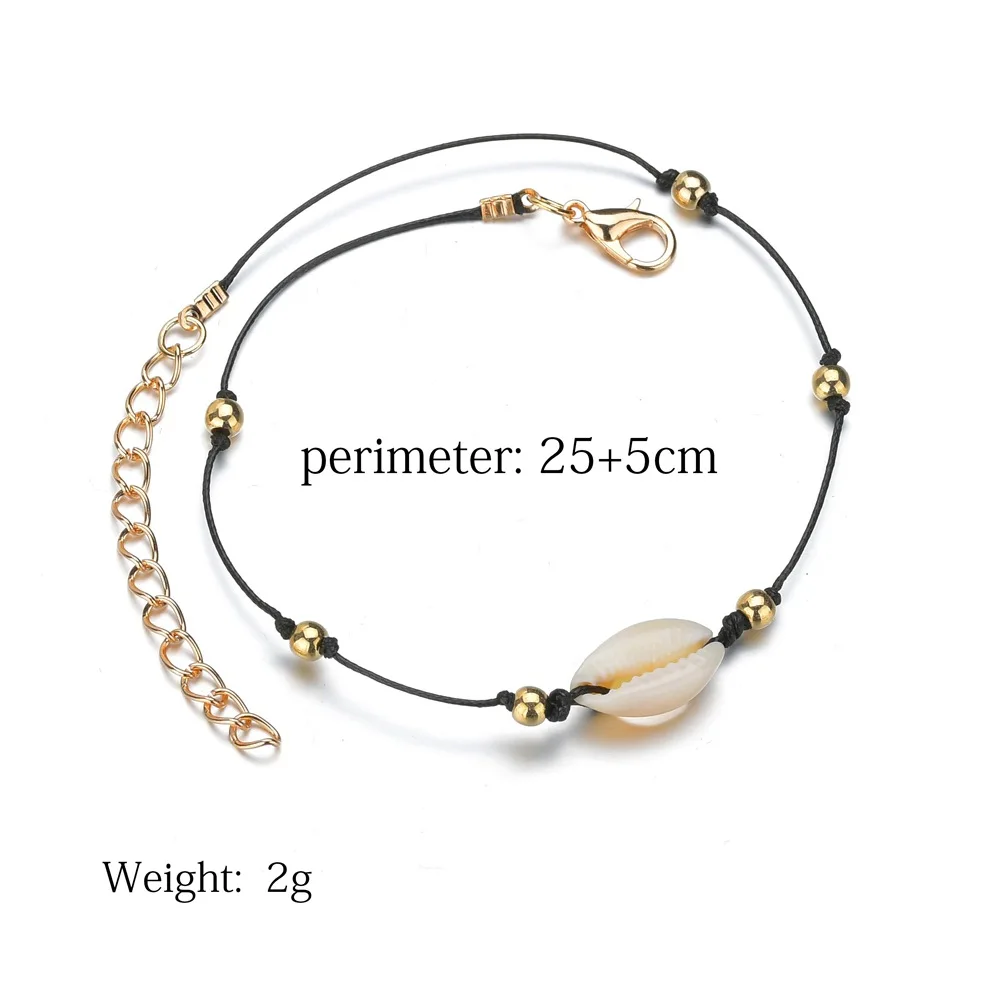 Europe And America Shell round Beads Ocean Wind Bohemian Foot Ornaments Tassels Beach Entirely Handmade Weaving Summer Anklet
Europe And America Shell round Beads Ocean Wind Bohemian Foot Ornaments Tassels Beach Entirely Handmade Weaving Summer Anklet