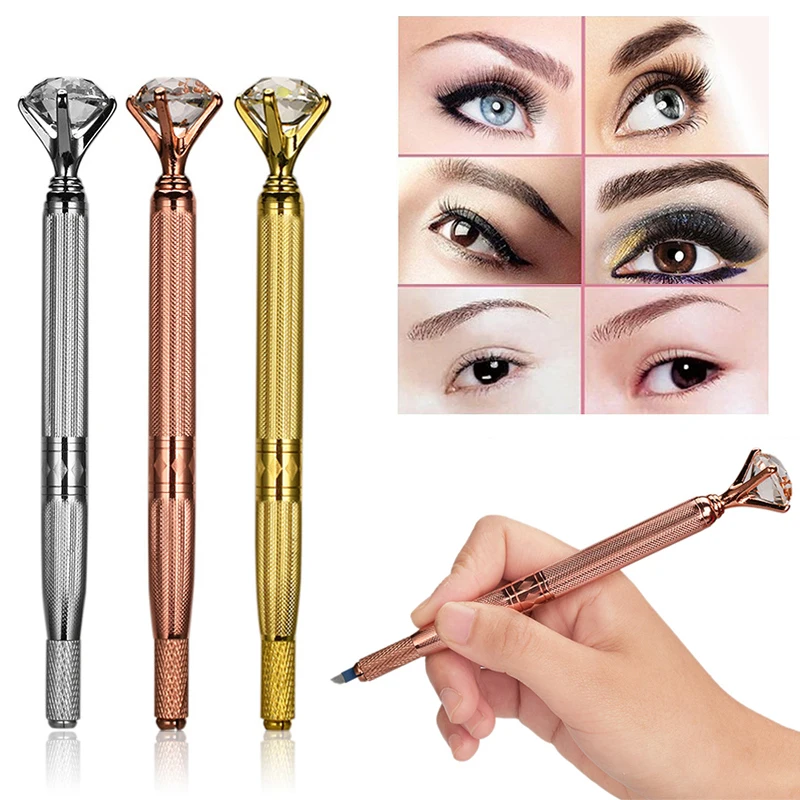 NEW 3D Eyebrow Lip Embroidery Munsu Tebori With Diamond Eyebrow Manual Pen Microblading Tattoo Machine For Permanent Makeup Tool
NEW 3D Eyebrow Lip Embroidery Munsu Tebori With Diamond Eyebrow Manual Pen Microblading Tattoo Machine For Permanent Makeup Tool