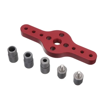 Adjustable Round Wood Tenon Punch Locator Woodworking Drill Guide Sleeve Jig with 6/8/10mm Drill Bushing For Hole Puncher
Adjustable Round Wood Tenon Punch Locator Woodworking Drill Guide Sleeve Jig with 6/8/10mm Drill Bushing For Hole Puncher