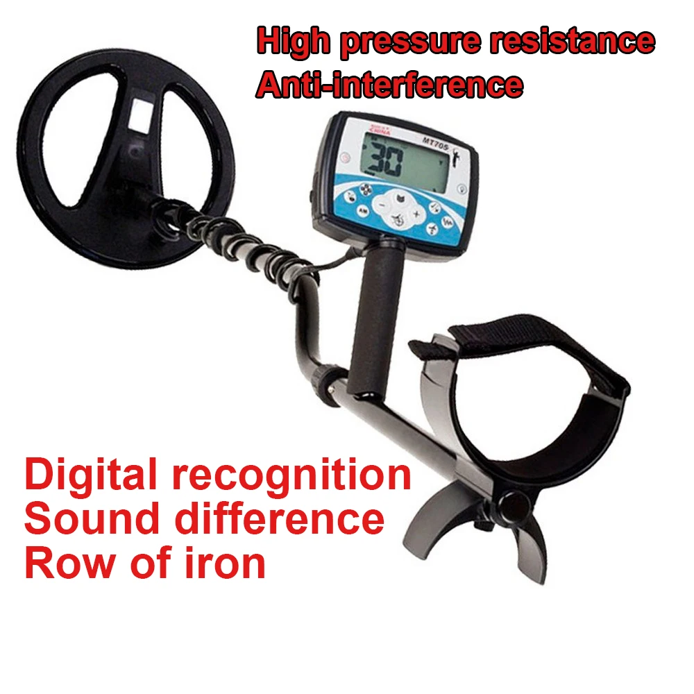 MT705 Portable Metal Detector Waterproof Underground Handheld High Sensitivity Excavator Treasure Instrument Precision Detector
MT705 Portable Metal Detector Waterproof Underground Handheld High Sensitivity Excavator Treasure Instrument Precision Detector