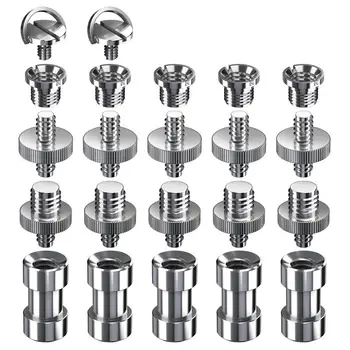 22 Pcs Tripod Screw Adapter Converter Ring Screw Pack(1/4 male to 1/4 male, 1/4 male to 3/8 male,1/4 female to 3/8 male,1/4 fema
22 Pcs Tripod Screw Adapter Converter Ring Screw Pack(1/4 male to 1/4 male, 1/4 male to 3/8 male,1/4 female to 3/8 male,1/4 fema