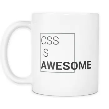 CSS Is Awesome Coffee Mug Programmer Web Developer HTML11oz Ceramic Tea Cup
CSS Is Awesome Coffee Mug Programmer Web Developer HTML11oz Ceramic Tea Cup
