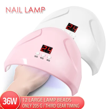 36W Intelligent Nail Lamps LED/UV Gel Photo therapy Manicure Machine Automatic Induction Polish Glue Baking Lamp
36W Intelligent Nail Lamps LED/UV Gel Photo therapy Manicure Machine Automatic Induction Polish Glue Baking Lamp