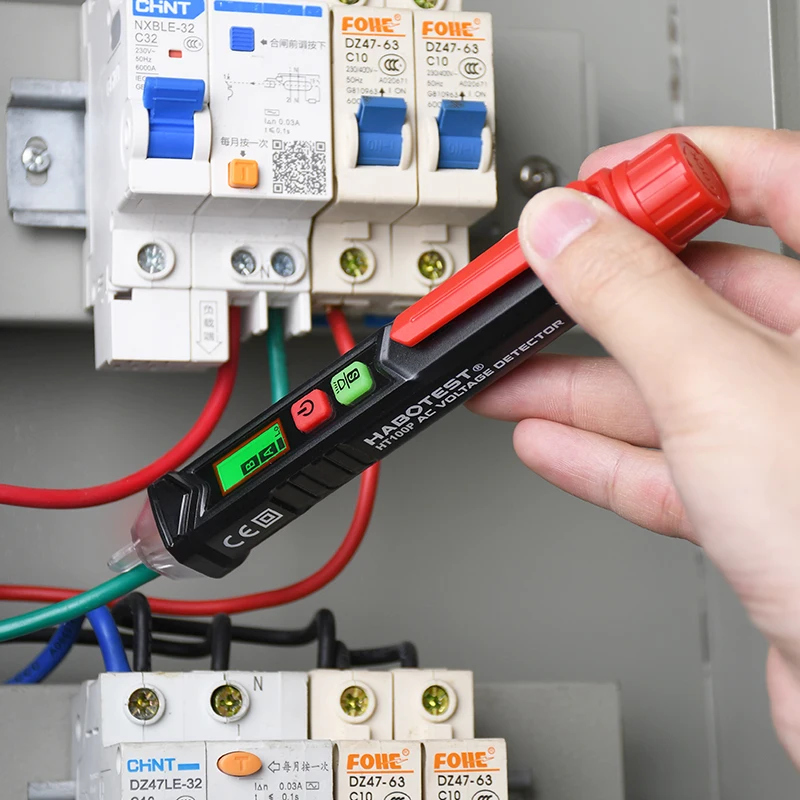Smart AC Voltage Meter Indicator Detector Tester Pen Non Contact Sensor 12V-1000V Sensitivity Adjustable with Flashlight
Smart AC Voltage Meter Indicator Detector Tester Pen Non Contact Sensor 12V-1000V Sensitivity Adjustable with Flashlight