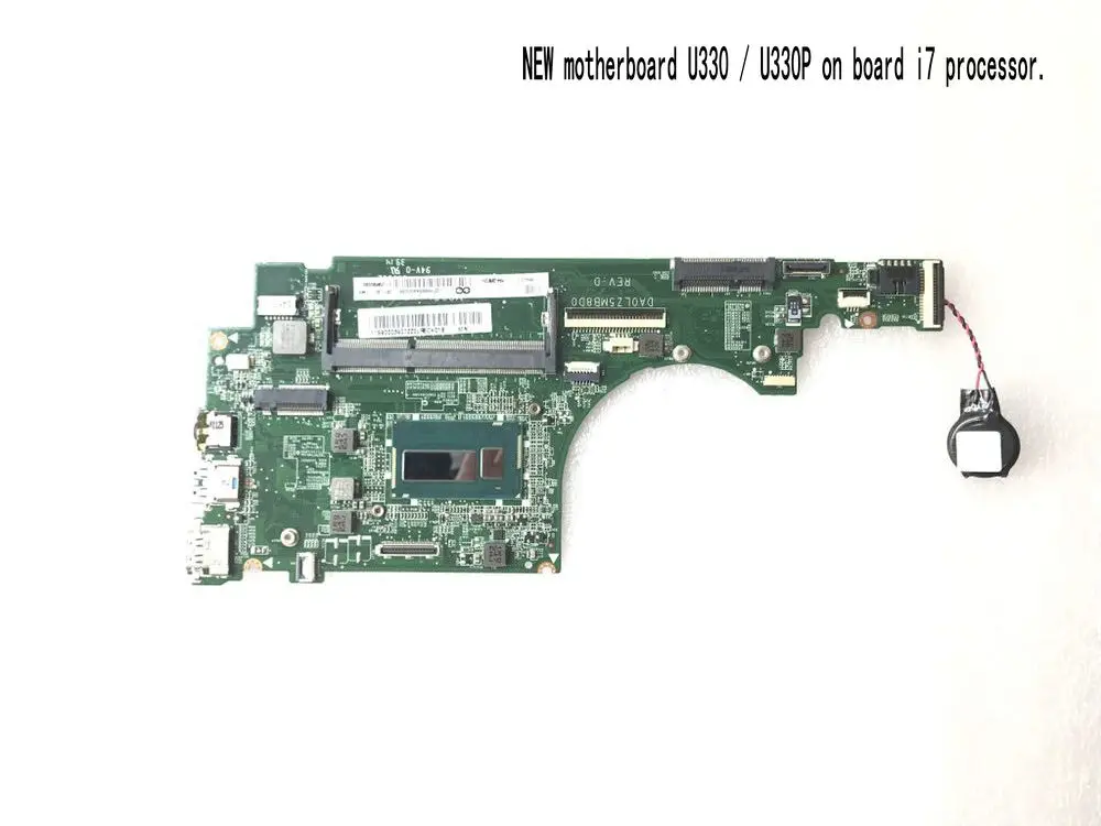 BiNFUL , STOCK ,DA0LZ5MB8D0 REV :D FOR LENOVO U330 /U330P NOTEBOOK MOTHERBOARD, WITH I7 PROCESSOR (QUALIFIED OK)
BiNFUL , STOCK ,DA0LZ5MB8D0 REV :D FOR LENOVO U330 /U330P NOTEBOOK MOTHERBOARD, WITH I7 PROCESSOR (QUALIFIED OK)