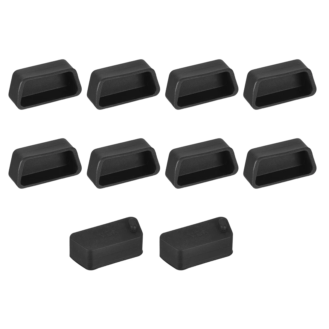 Uxcell 10 шт VGA порт силиконовый анти-пылезащитный колпачок Крышка для DB9 RS232 15 мм x 7