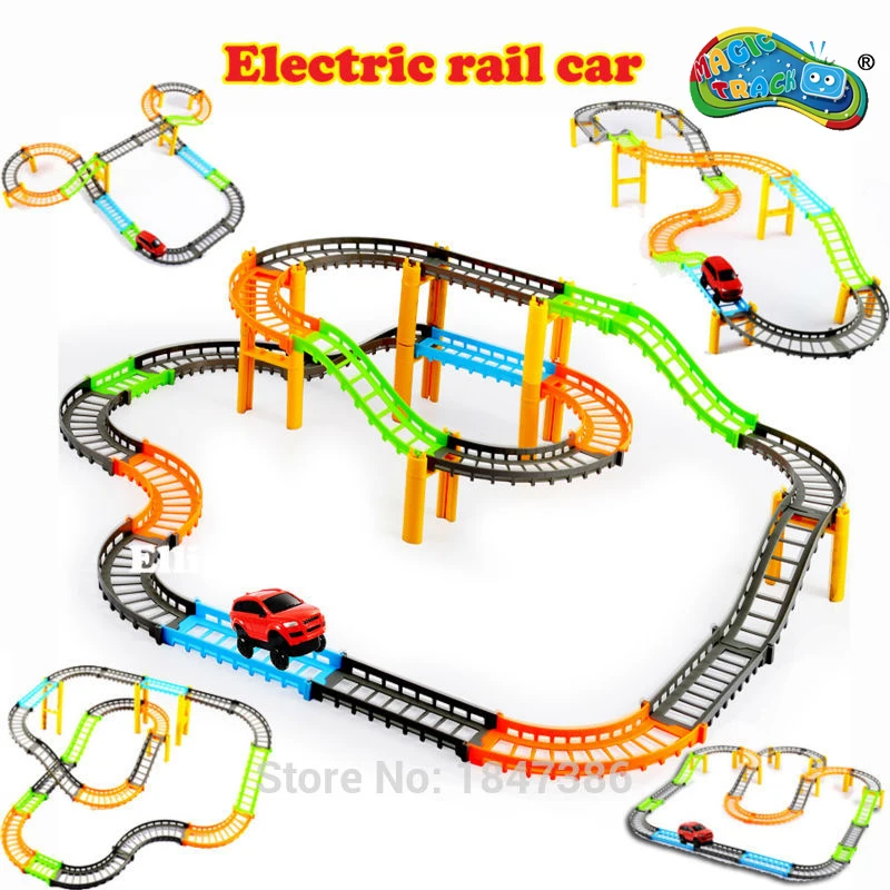 Magic Track DIY Two-layer Spiral Railway Track Roller Coaster Toy Electric Rail Car Educational Racing Car building Model kits
Magic Track DIY Two-layer Spiral Railway Track Roller Coaster Toy Electric Rail Car Educational Racing Car building Model kits