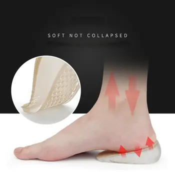 Silicone Inner Heightening Insoles Women Sport Air Cushion Taller Insole Pads Increased Leather Insole
Silicone Inner Heightening Insoles Women Sport Air Cushion Taller Insole Pads Increased Leather Insole