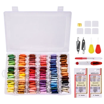 108 Color Embroidery Tool Set Cross Stitch Tool Set DIY Material Handmade Cross Stitch Needle
108 Color Embroidery Tool Set Cross Stitch Tool Set DIY Material Handmade Cross Stitch Needle