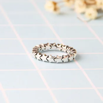 Retro Vintage Jewelry 925 Sterling Silver Star Rings For Women Men Big Opening Antique Rings
Retro Vintage Jewelry 925 Sterling Silver Star Rings For Women Men Big Opening Antique Rings