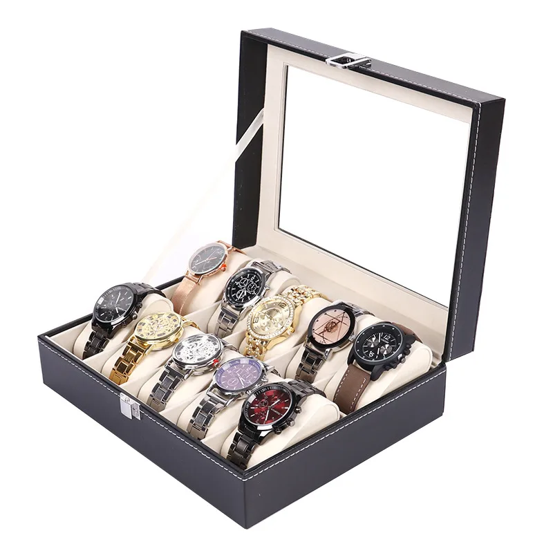 High-grade Leather Watch Box Drawer Storage Box Household Jewelry Storage with Lock Delicate Store Dustproof Makeup Organizer
High-grade Leather Watch Box Drawer Storage Box Household Jewelry Storage with Lock Delicate Store Dustproof Makeup Organizer