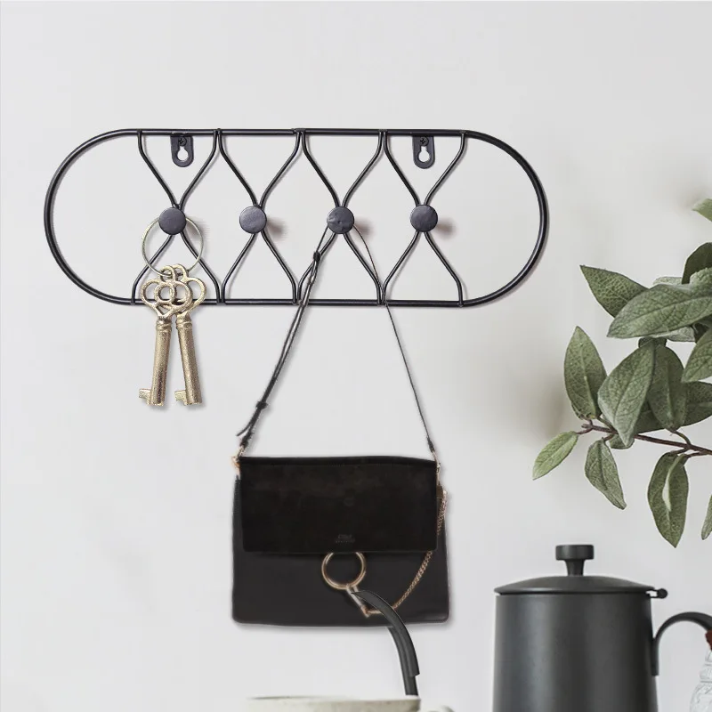 Nordic Creative Decoration Hook High Quality Kitchen Key Holder Rack Multifunctional Iron Clothes Hanger Home Decor Accessories
Nordic Creative Decoration Hook High Quality Kitchen Key Holder Rack Multifunctional Iron Clothes Hanger Home Decor Accessories