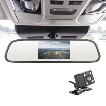 1080P HD 4.3" LCD Display Ultra Wide Angle Front Rear Auto Camera Dual Dash Cam Recording Car DVR Rearview Mirror Camera
1080P HD 4.3" LCD Display Ultra Wide Angle Front Rear Auto Camera Dual Dash Cam Recording Car DVR Rearview Mirror Camera