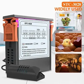 1Pcs 12V/24V/220V STC-3028 Temperature Controller Thermostat Controller Humidity Thermometer Hygrometer Control STC-1000 Z9P8
1Pcs 12V/24V/220V STC-3028 Temperature Controller Thermostat Controller Humidity Thermometer Hygrometer Control STC-1000 Z9P8