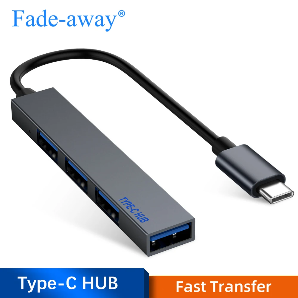 4 in 1 USB 3.1 Type-C Hub To USB 2.0 Expander Ultra-Thin Mini Portable Magnesium Alloy Hub for MacBook Pro/Air Laptop Tablet PC
4 in 1 USB 3.1 Type-C Hub To USB 2.0 Expander Ultra-Thin Mini Portable Magnesium Alloy Hub for MacBook Pro/Air Laptop Tablet PC