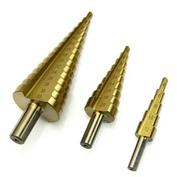 3pcs 4-12/20/32mm HSS Steel Step Cone Drill Bit Hole Cutters For Steel Wood 3 Sided Shanks Cutting Bit Ferramenta
3pcs 4-12/20/32mm HSS Steel Step Cone Drill Bit Hole Cutters For Steel Wood 3 Sided Shanks Cutting Bit Ferramenta