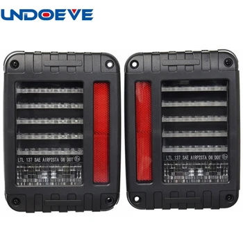 Two European/US Version LED Tail Lights Red Running Brake Yellow Turn Signal White Reverse Lamps For Jeep Wrangler JK 2007~2016
Two European/US Version LED Tail Lights Red Running Brake Yellow Turn Signal White Reverse Lamps For Jeep Wrangler JK 2007~2016