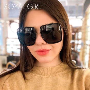 ROYAL GIRL Fashion Square Oversized Sunglasses Vintage Brand Design Sun Glasses Female Big Frame Gradient Eyeglasses UV400 Ss372
ROYAL GIRL Fashion Square Oversized Sunglasses Vintage Brand Design Sun Glasses Female Big Frame Gradient Eyeglasses UV400 Ss372