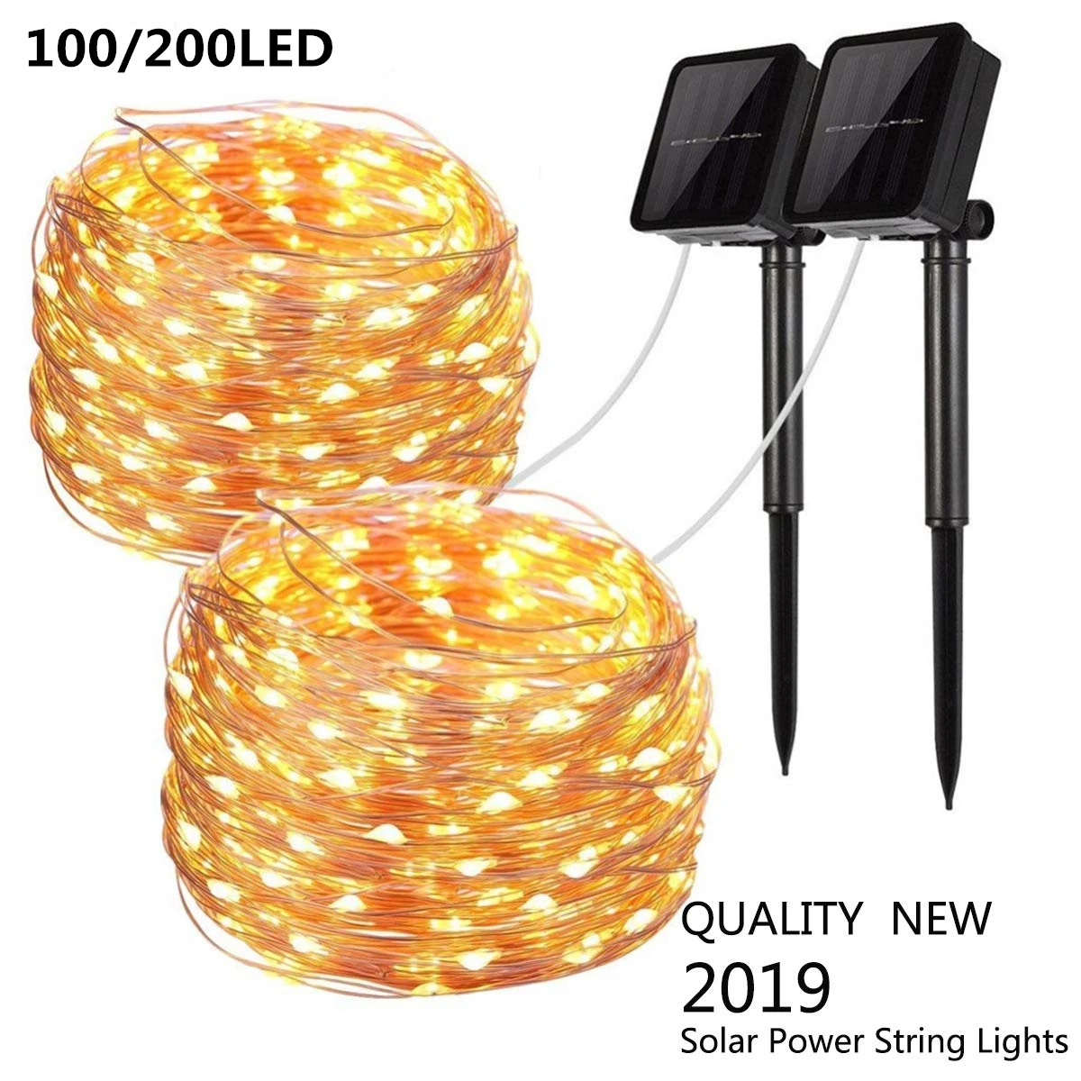 Solar Powered String Lights Garland Christmas Decorative 8 Modes Fairy Lights Copper Wire Lights for Outdoor Wedding Homes Party
Solar Powered String Lights Garland Christmas Decorative 8 Modes Fairy Lights Copper Wire Lights for Outdoor Wedding Homes Party