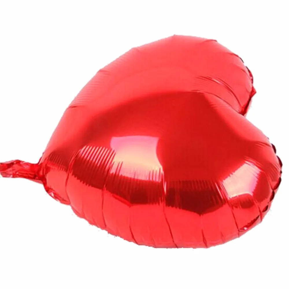 10 дюймов фольгированные воздушные шары в форме сердца майларовые на открытом