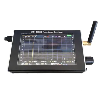 35M-4400M Handheld Spectrum Analyzer Simple Spectrum Analyzer with 4.3" TFT Color LCD Display
35M-4400M Handheld Spectrum Analyzer Simple Spectrum Analyzer with 4.3" TFT Color LCD Display